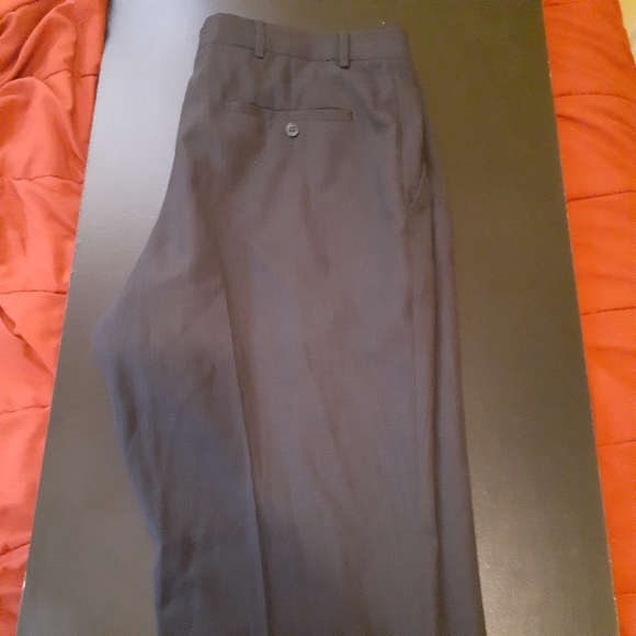 Kenneth Cole Business Pants 100% Wool (Grey) sz 38 - Picture 2 of 4